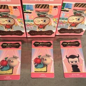 POP MART pastry collection three in total, never taken out of the box